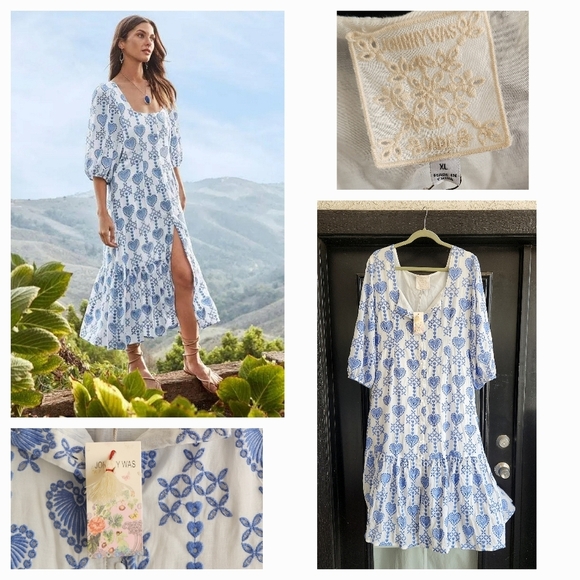 Johnny Was Beau Midi Dress - Picture 1 of 3